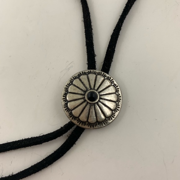 VINTAGE Silver Boho Lariat Necklace - Picture 2 of 3